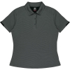 CBWM: Custom Women's Polo Shirt Printing & Embroidery – Morris Slate Black -Front