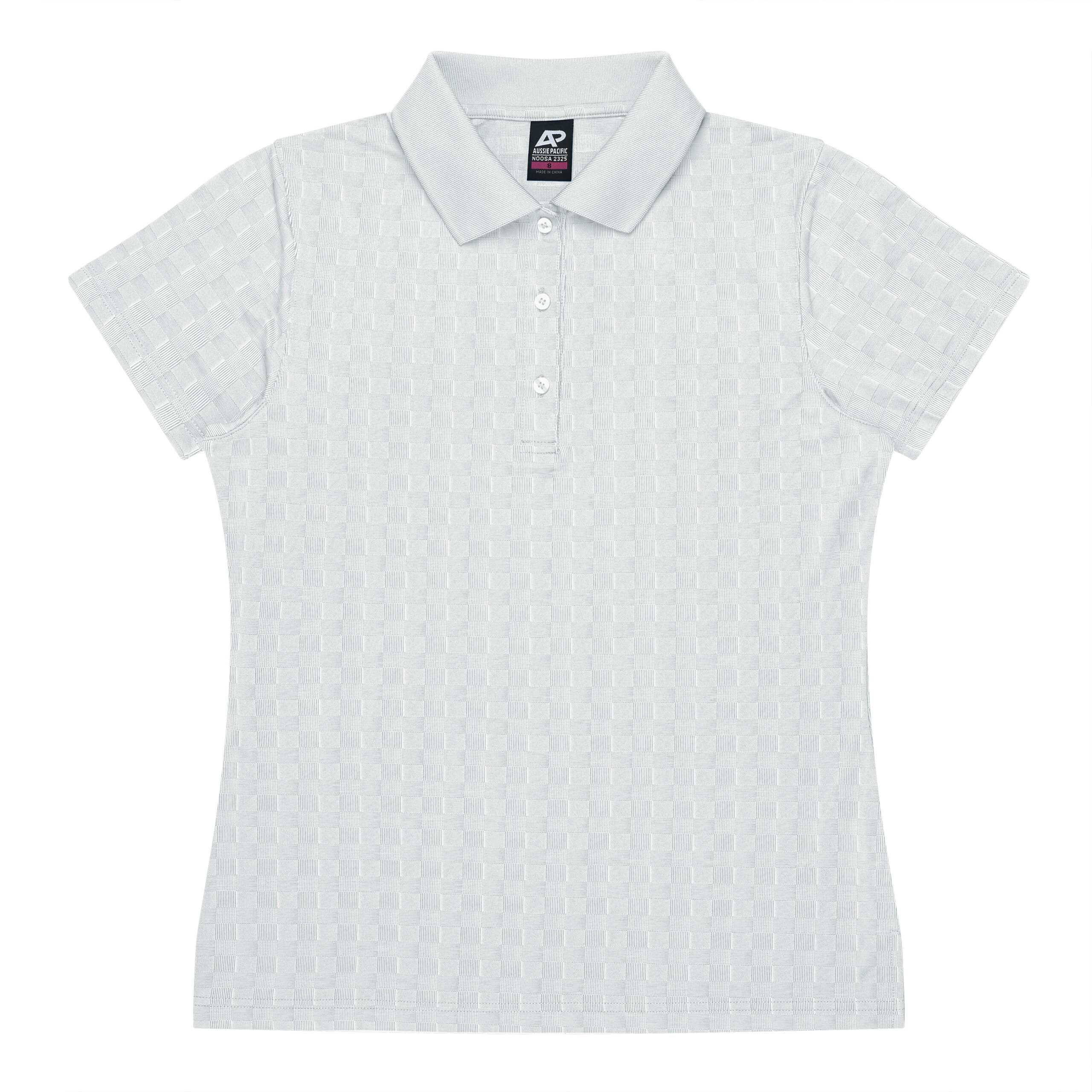 CBWM: Custom Women's Polo Shirt Printing & Embroidery – NOOSA White-Front