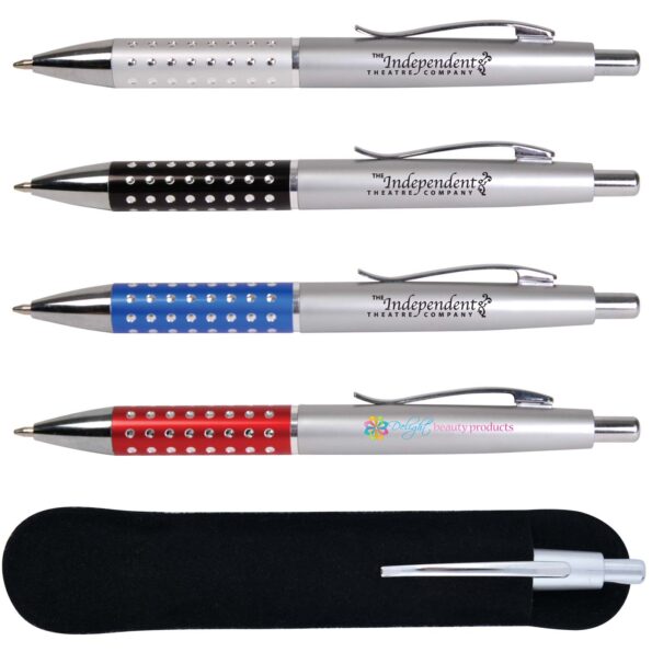 CBWM: Heat Transfer Vinyl, UV Printed Logo in Pens and Holders