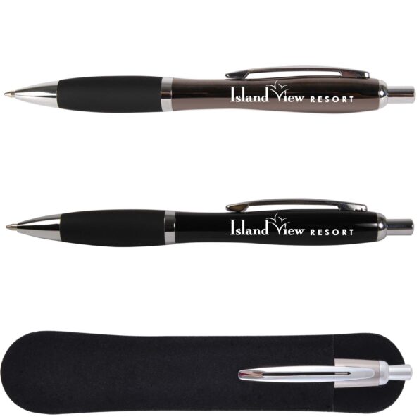 CBWM: Heat Transfer Vinyl, UV Printed Logo in Pens and Holders