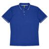 CBWM: Polo - Cottesloe Royal-White Front for Shirt Printing and Embroidery needs