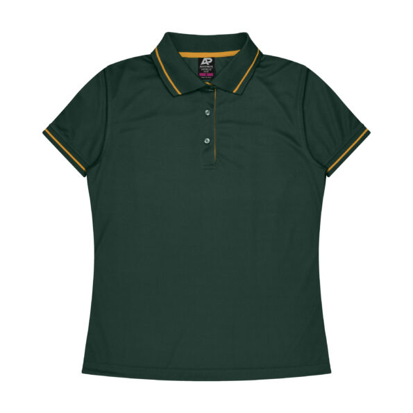 CBWM: Polo Shirt - Cottesloe Bottle-Gold Front for UV Printing and Embroidery designs