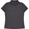 CBWM: Polo Shirt - Cottesloe Slate-Black Front for UV Printing and Embroidery designs