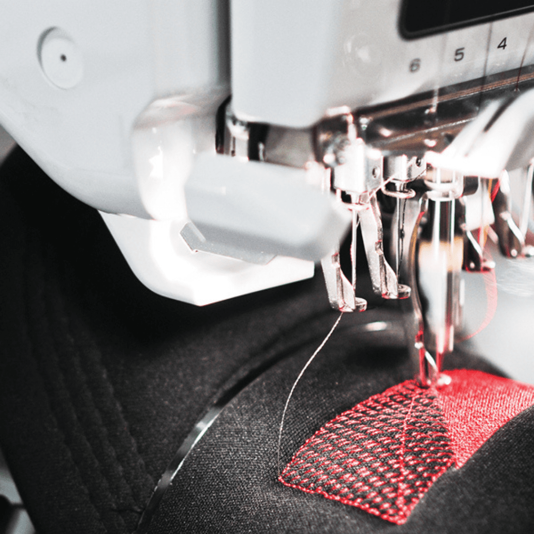Custom Branded's hat embroidery detailing process
