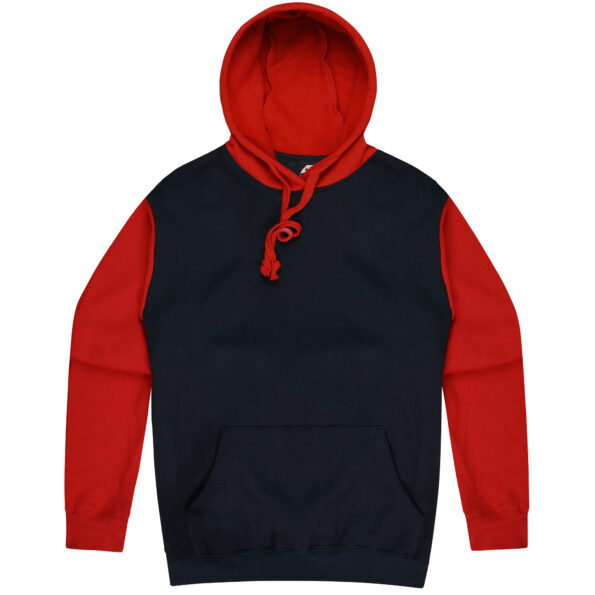 CBWM: Men's Custom Shirts - Hoodie Navy Red for Printing and Embroidery needs