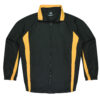 CBWM: Men's Jacket - Eureka Black-Gold Front for Printing and Embroidery needs