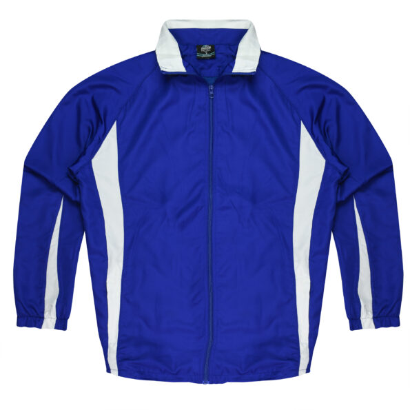CBWM: Men's Jacket Printing and Embroidery- Eureka Royal-White Front