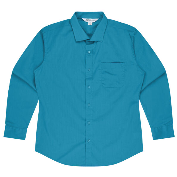 1903L-Mosman-Aqua_Front Branded Business Custom Shirts Sample Product