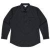 1903L-Mosman-Black_Front Branded Business Custom Shirts Sample Product