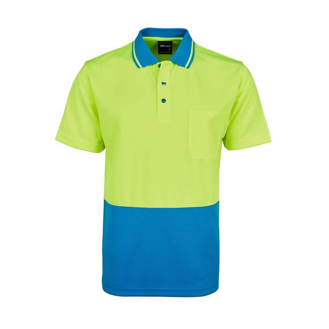 CBWM Men's Hi Vis custom shirts sample product for logo embroidery service