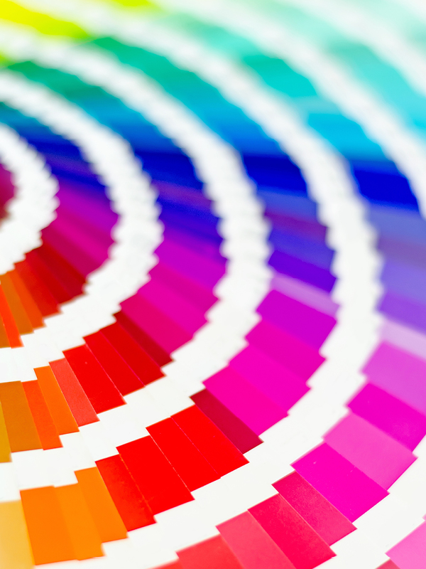 Sublimation heat transfer vinyl colour samples