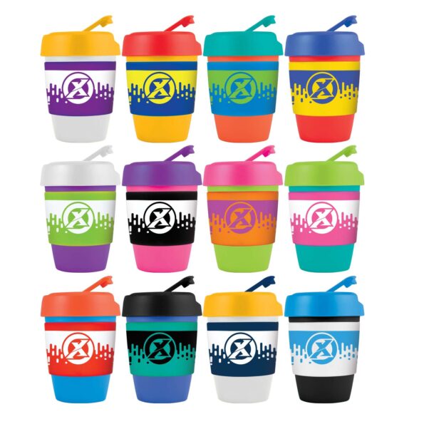 CBWM: Travel Mug Heat Transfer Vinyl and UV Printing Sample
