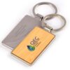 Keychains with logo in heat transfer vinyl & UV print