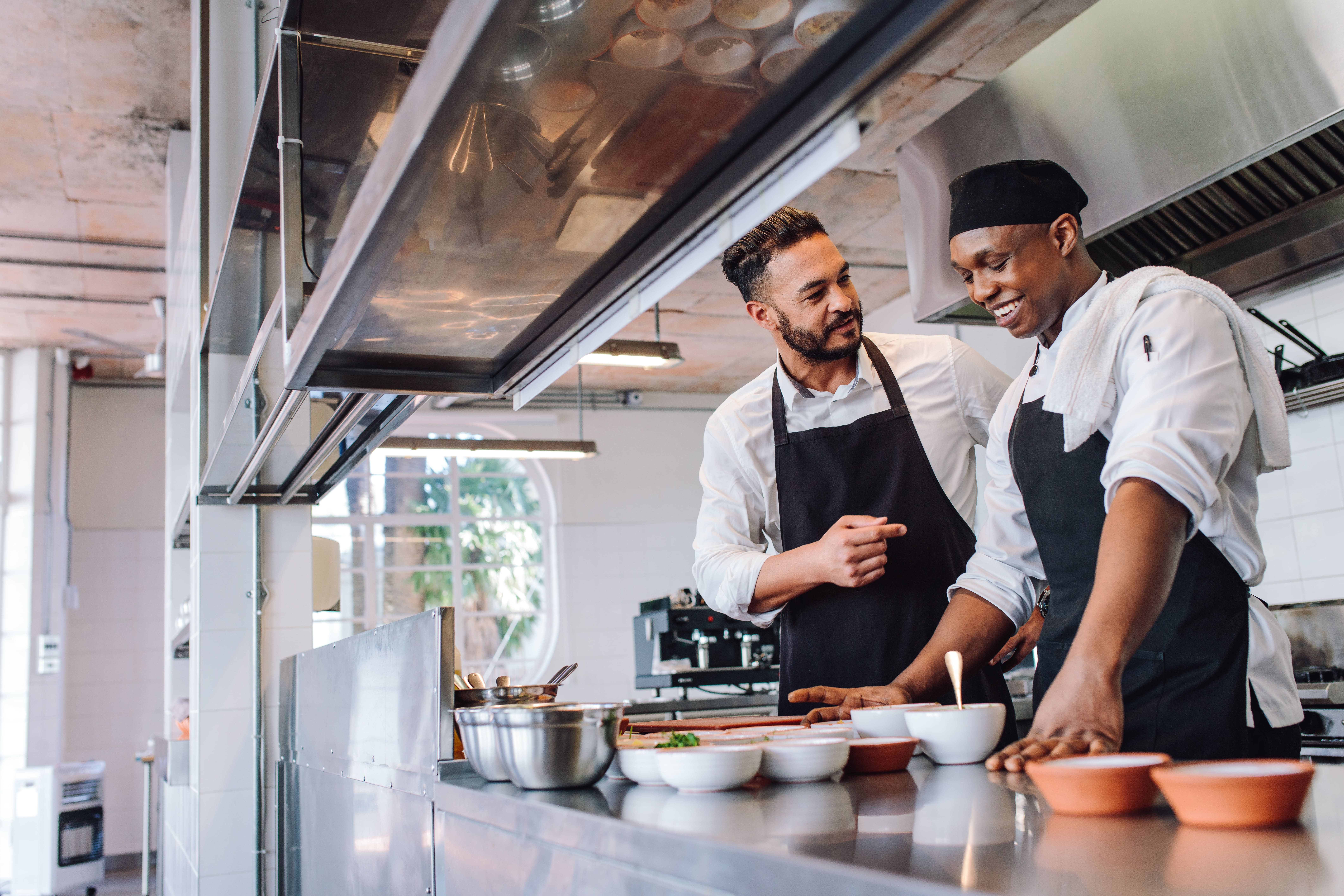 Chef wearing custom uniforms for professional identity- Custom Branded embroidery shops near me