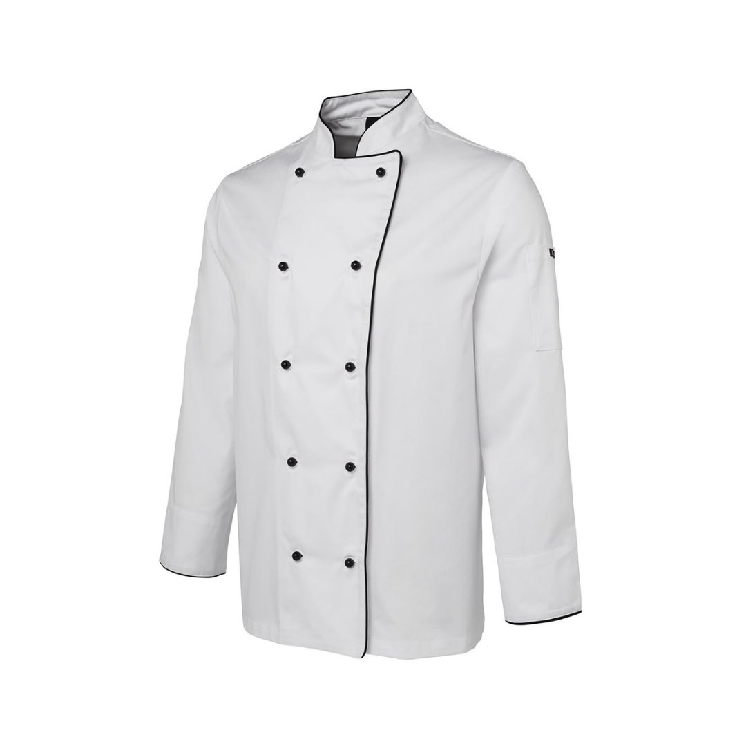 Unisex chef jacket- hospitality work wear products sample for embroidery service in Perth