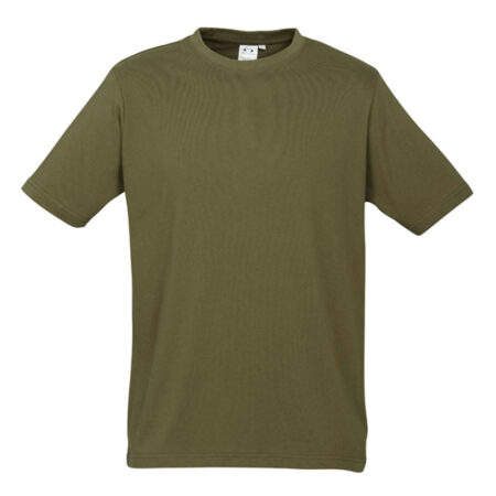 Men's Ice Short Sleeve Tee Khaki- sample product for UV Printer for shirts