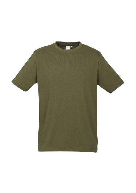 Men's Ice Short Sleeve Tee Khaki- sample product for UV Printer for shirts