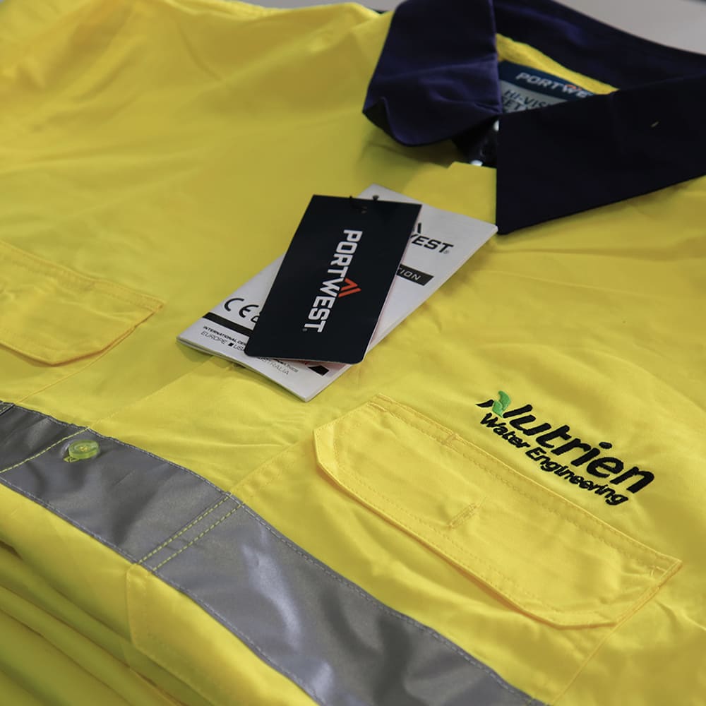 Embroidery in Perth - Nutrien Water Workwear