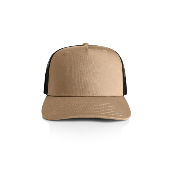1110_AsColour Stock Contrast Trucker_KHAKI_BLACK