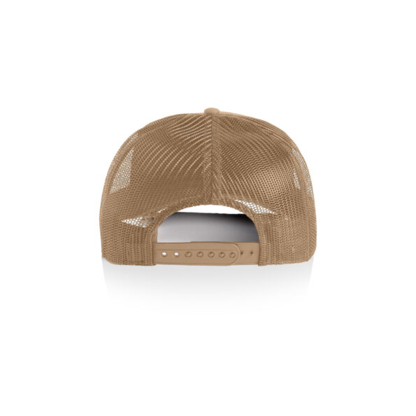 1110_AsColour Stock Contrast Trucker_KHAKI_BLACK_BACK