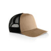 1110_AsColour Stock Contrast Trucker_KHAKI_BLACK_SIDE
