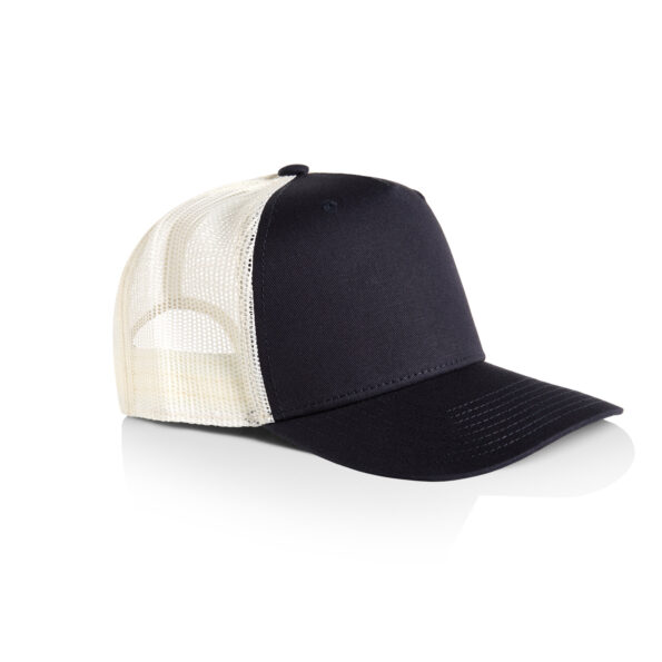 1110_AsColour Stock Contrast Trucker_NAVY_ECRU