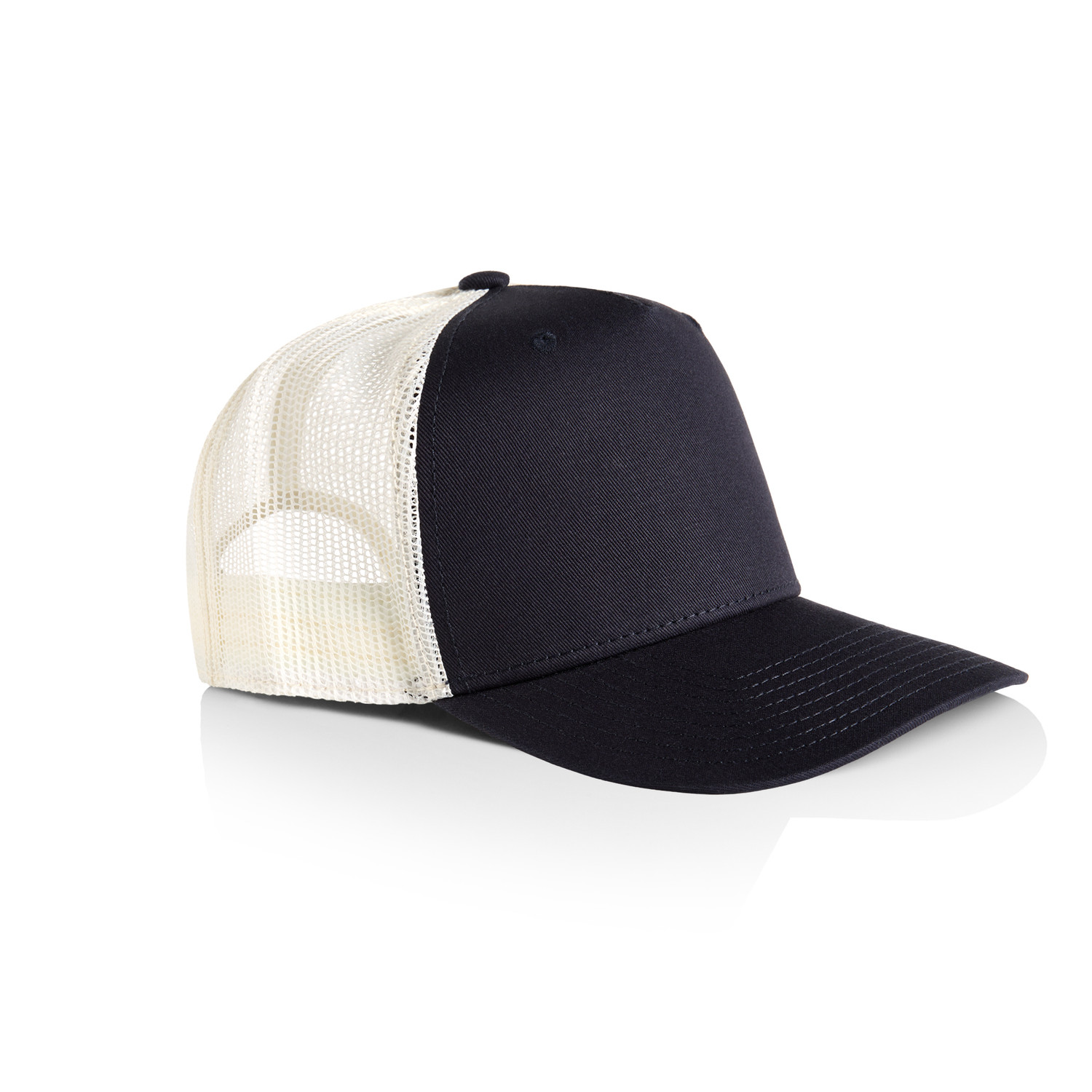 1110_AsColour Stock Contrast Trucker_NAVY_ECRU