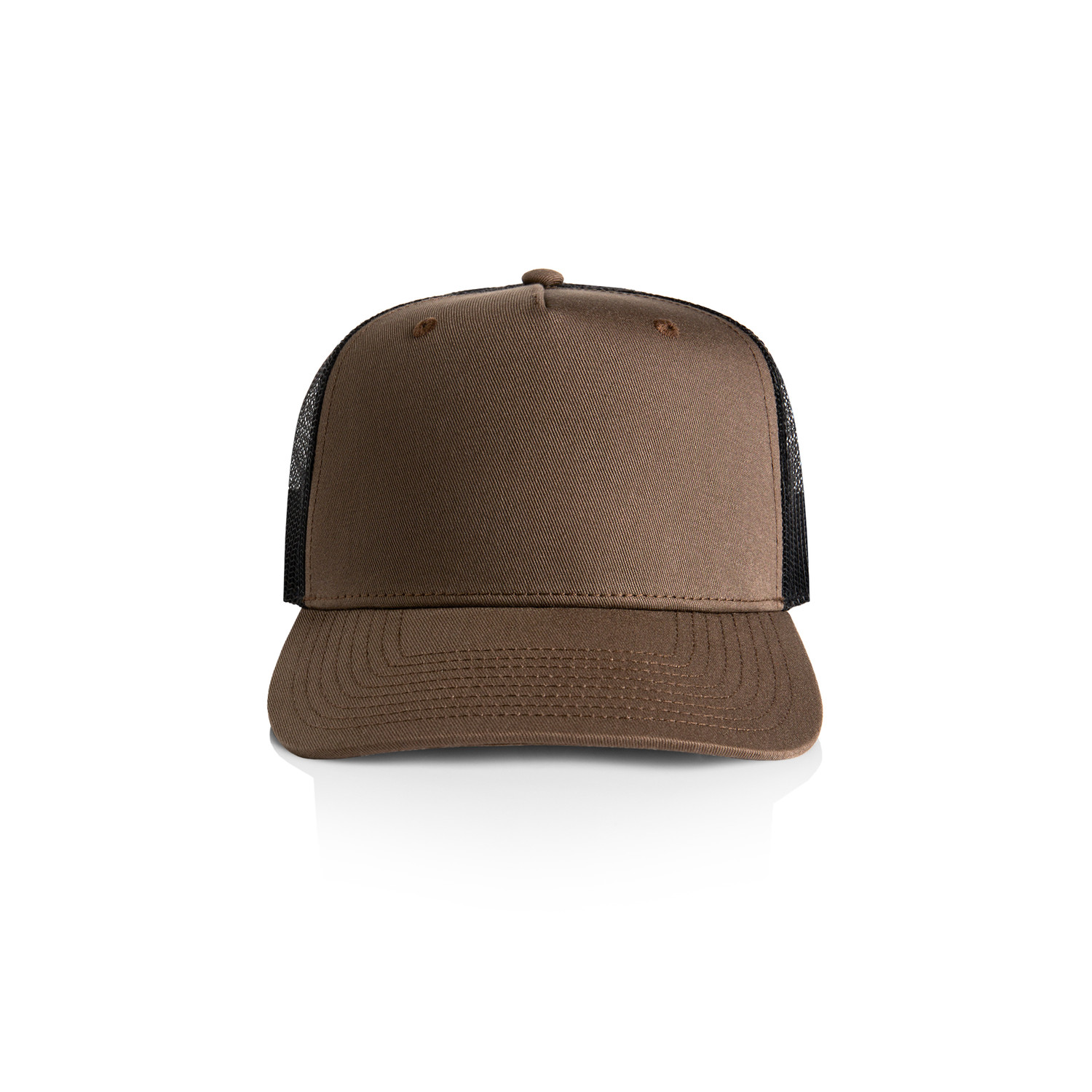 1110_AsColour Stock Contrast Trucker_WALNUT_BLACK