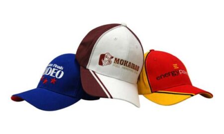 2635_Headwear Professionals Brushed Heavy Cotton with Peak & Crown Embroidered Design