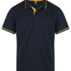 Aussie Pacific Cottesloe Mens Polos Navy Gold
