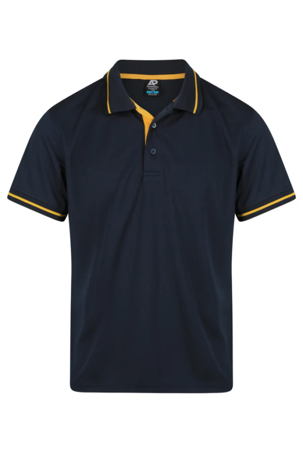Aussie Pacific Cottesloe Mens Polos Navy Gold