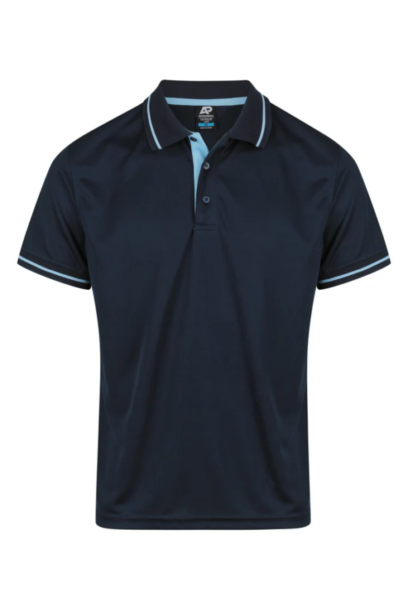 Aussie Pacific Cottesloe Mens Polos Navy Sky
