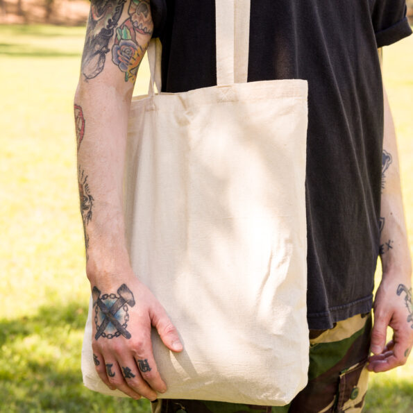 LL512_02_Logoline Calico Long Handle Bag