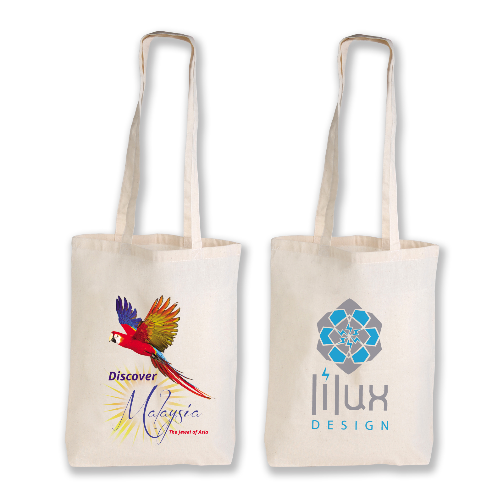 LL512_Logoline Calico Long Handle Bag Set