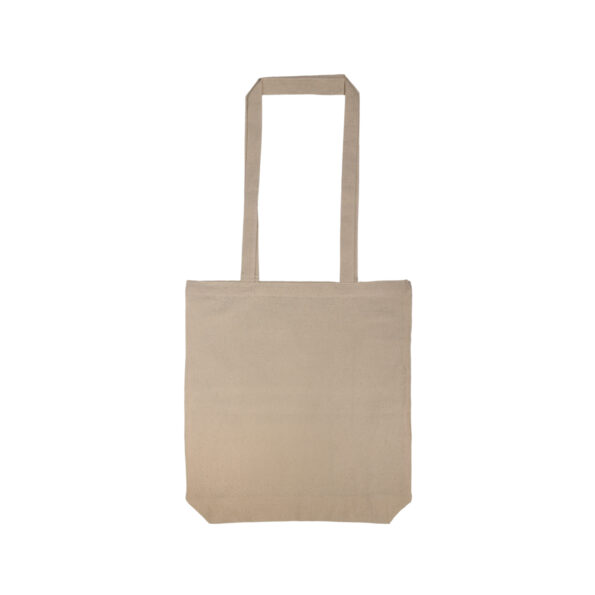 LL512_Natural_Logoline Calico Long Handle Bag