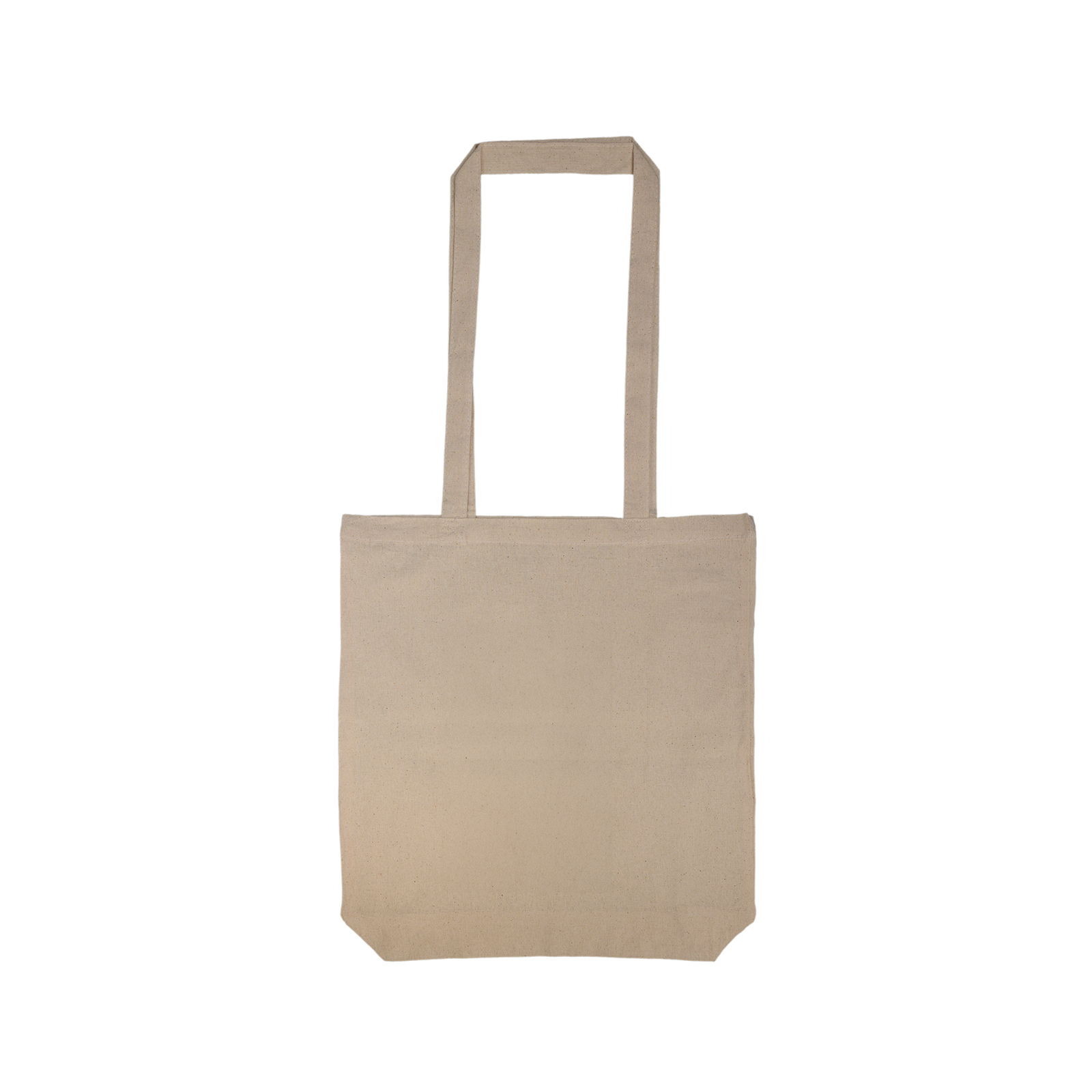 LL512_Natural_Logoline Calico Long Handle Bag