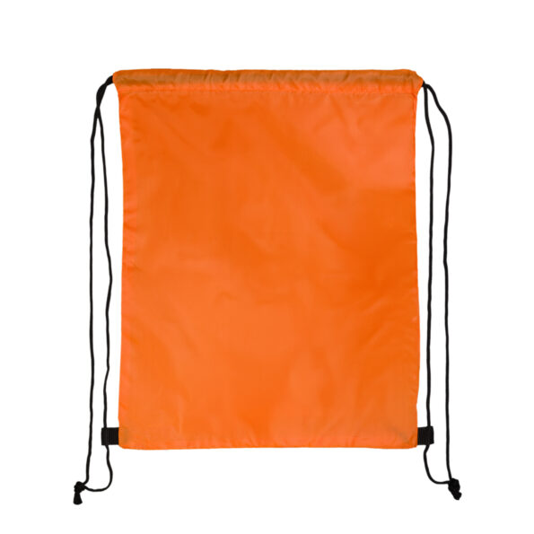 LL523_Orange_Logoline Pronto Drawstring Backpack