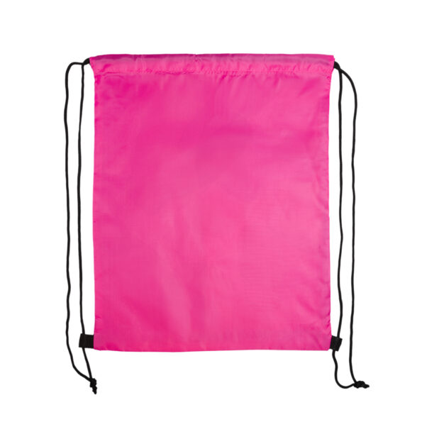 LL523_Pink_Logoline Pronto Drawstring Backpack