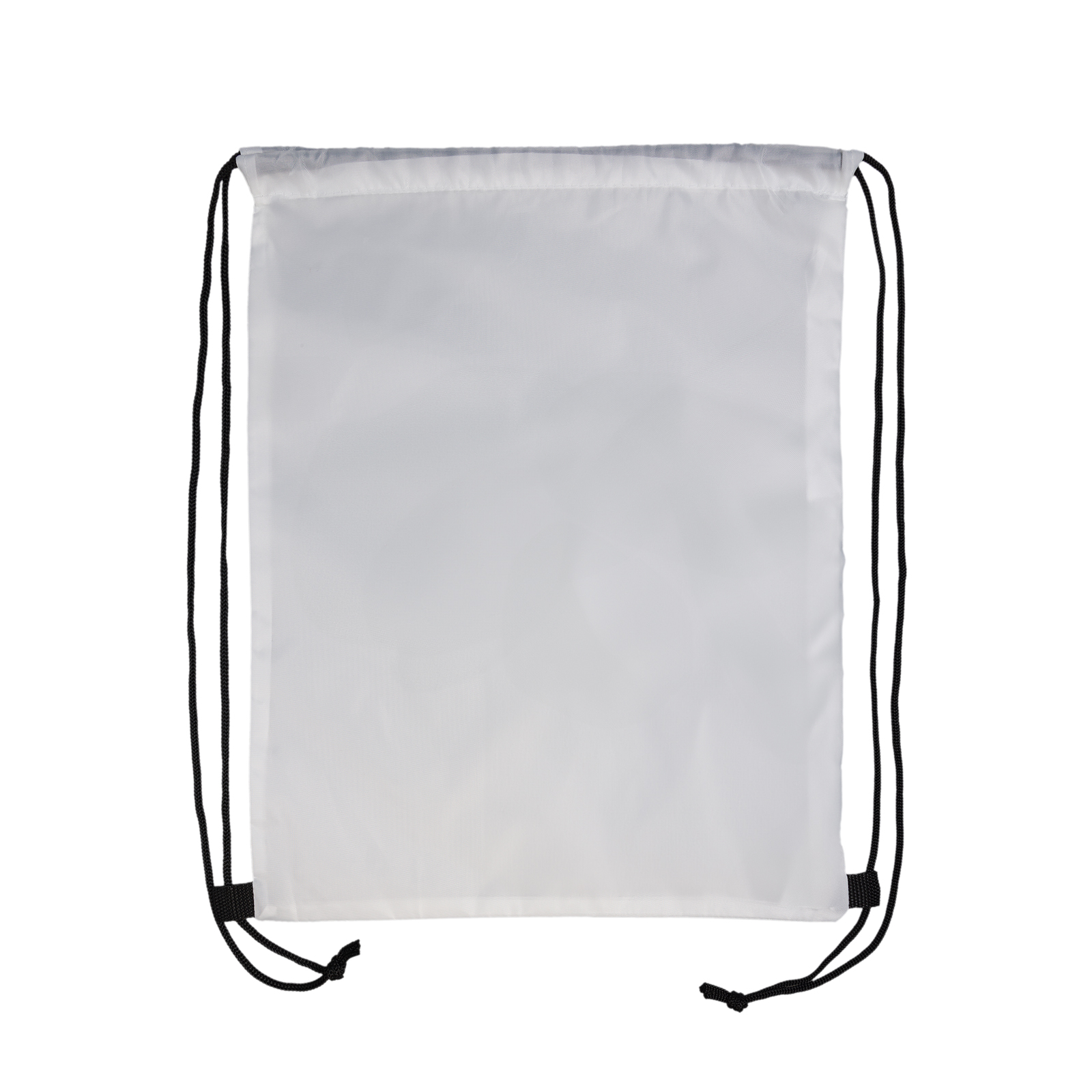 LL523_White_Logoline Pronto Drawstring Backpack