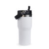 LL6944_Handledown White Logoline Faith Steel Tumbler