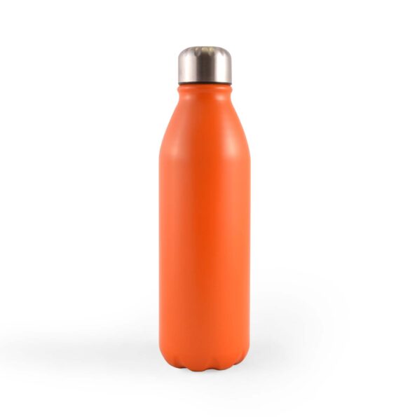 LL6989_Orange_Logoline Soda Aluminium Bottle