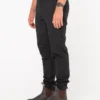 T24-PAM246-BLK-Rusty Tr246 9 Pocket Stretch Cuffed Work Pant Side