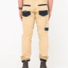 T24-PAM246-TKH-Rusty Tr246 9 Pocket Stretch Cuffed Work Pant Back