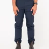 T24-PAM246-TRNavy Rusty Tr246 9 Pocket Stretch Cuffed Work Pant Fr
