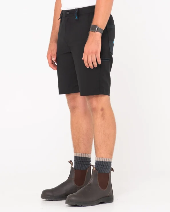 T24-WKM400-BLK-Rusty Tr400 9 Pocket Stretch Short Side
