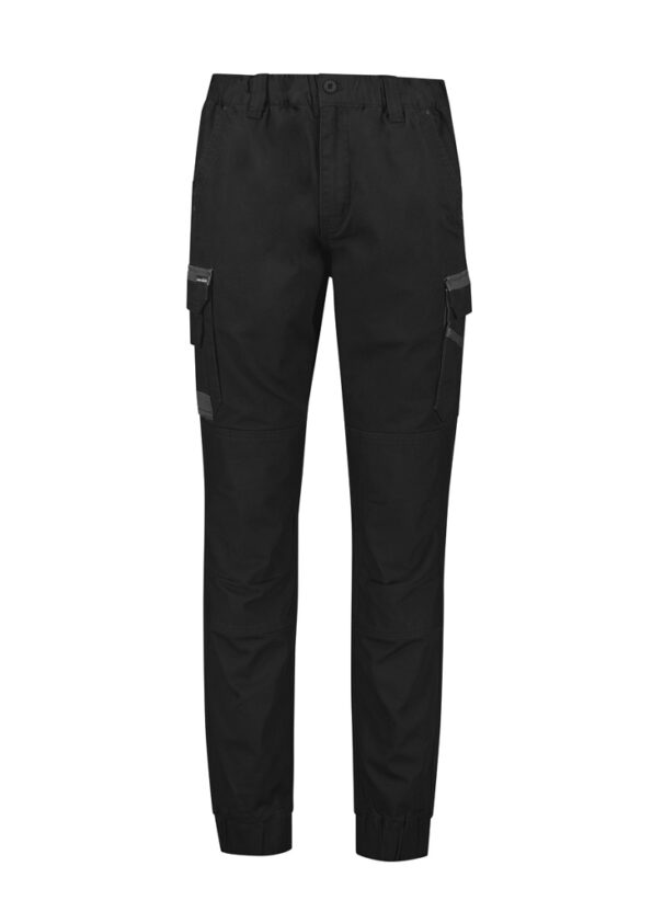 ZP420_Black_Syzmik Mens Streetworx Heritage Pant - Cuffed Fr
