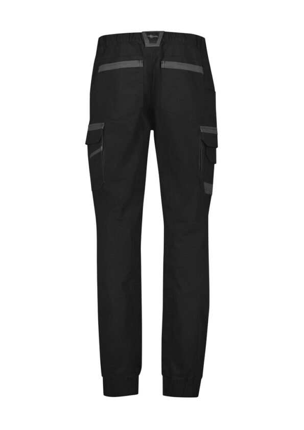 ZP420_Black_Syzmik Mens Streetworx Heritage Pant - Cuffed bk