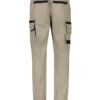 ZP420_Stone_Syzmik Mens Streetworx Heritage Pant - Cuffed Bk