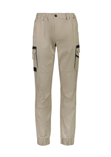 ZP420_Stone_Syzmik Mens Streetworx Heritage Pant - Cuffed FR
