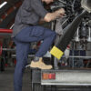 ZP420_Syzmik Mens Streetworx Heritage Pant - Cuffed Navy Full view